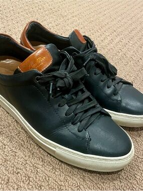 Good Man Brand Black Leather Sneakers